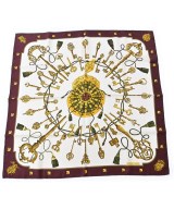 HERMES（エルメス）バンダナ・スカーフ 白 サイズ:- レディース/2200706238037