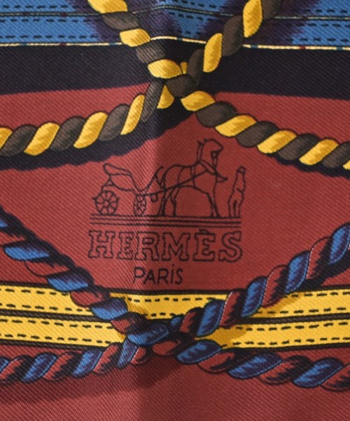 HERMES（エルメス）バンダナ・スカーフ 茶 サイズ:45 レディース/2200706757194