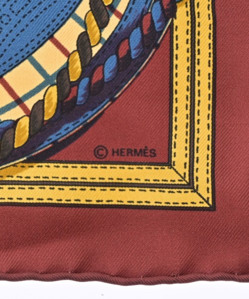 HERMES（エルメス）バンダナ・スカーフ 茶 サイズ:45 レディース/2200706757194