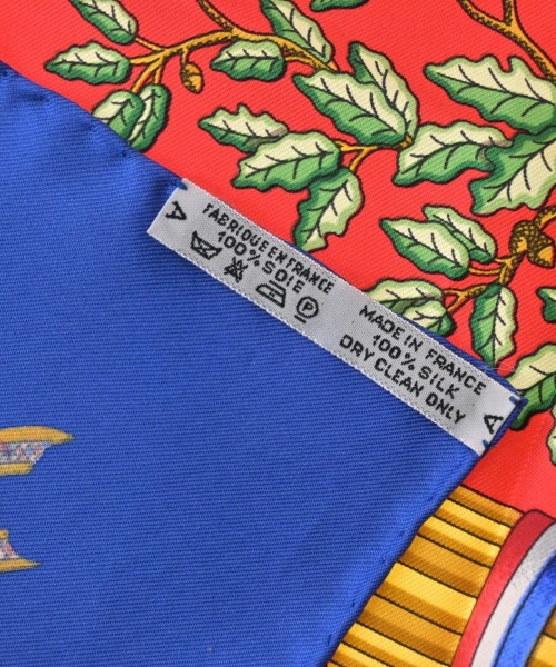 HERMES（エルメス）バンダナ・スカーフ 青 サイズ:90 レディース/2200703451040
