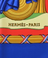 HERMES（エルメス）バンダナ・スカーフ 青 サイズ:90 レディース/2200703451040
