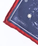 HERMES（エルメス）バンダナ・スカーフ 紺 サイズ:45 レディース/2200703993038