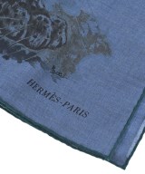 HERMES（エルメス）バンダナ・スカーフ 紺 サイズ:140 レディース/2200708386750