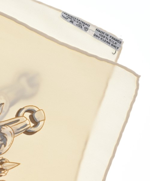 HERMES（エルメス）バンダナ・スカーフ 白 サイズ:90 レディース/2200708386774
