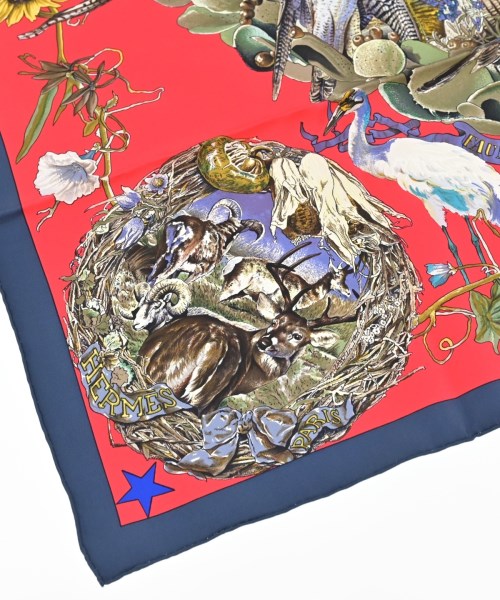HERMES（エルメス）バンダナ・スカーフ 青 サイズ:90 レディース/2200708386798
