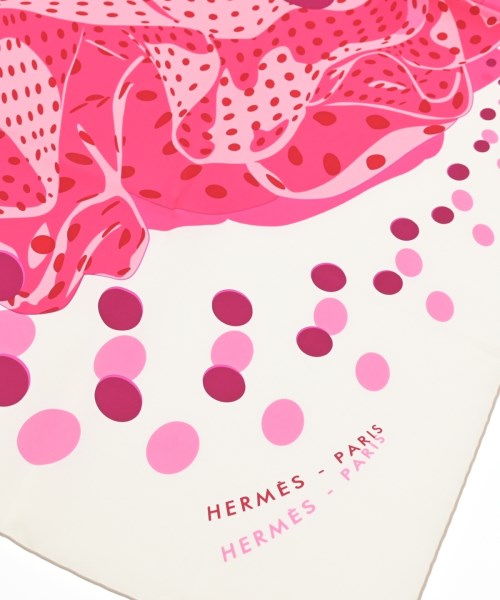 HERMES（エルメス）バンダナ・スカーフ 白 サイズ:90 レディース/2200708386811