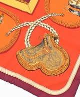 HERMES（エルメス）バンダナ・スカーフ オレンジ サイズ:90 レディース/2200708386866