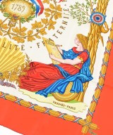 HERMES（エルメス）バンダナ・スカーフ オレンジ サイズ:90 レディース/2200708386910