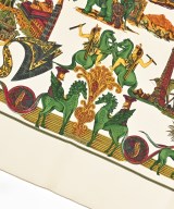 HERMES（エルメス）バンダナ・スカーフ 白 サイズ:90 レディース/2200708386958
