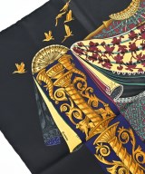HERMES（エルメス）バンダナ・スカーフ 黒 サイズ:90 レディース/2200708386996