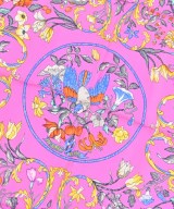 HERMES（エルメス）バンダナ・スカーフ ピンク サイズ:90 レディース/2200708387016
