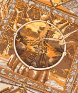 HERMES（エルメス）バンダナ・スカーフ 茶 サイズ:90 レディース/2200708387054