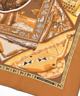 HERMES（エルメス）バンダナ・スカーフ 茶 サイズ:90 レディース/2200708387054