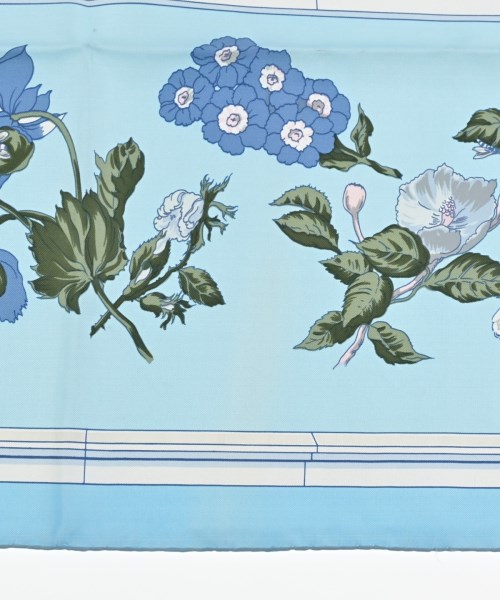 HERMES（エルメス）バンダナ・スカーフ 青 サイズ:90 レディース/2200708387108