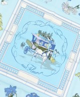 HERMES（エルメス）バンダナ・スカーフ 青 サイズ:90 レディース/2200708387108