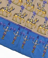 HERMES（エルメス）バンダナ・スカーフ グレー サイズ:90 レディース/2200708387139