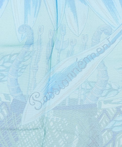 HERMES（エルメス）バンダナ・スカーフ 青 サイズ:90 レディース/2200706284331