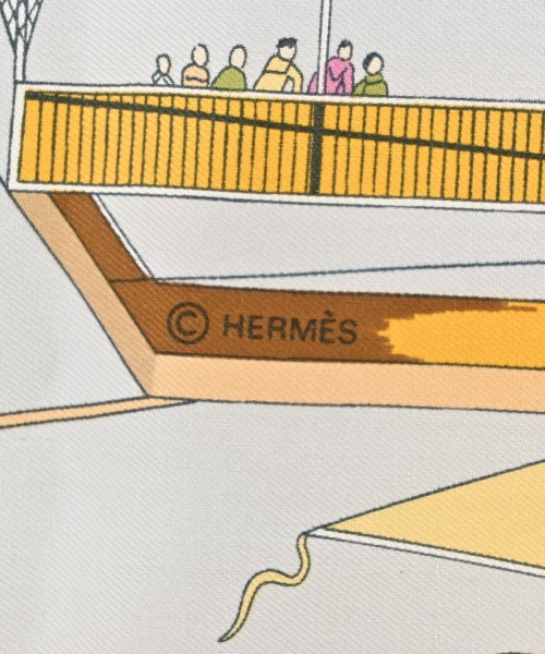 HERMES（エルメス）バンダナ・スカーフ 茶 サイズ:90 レディース/2200703883100