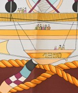 HERMES（エルメス）バンダナ・スカーフ 茶 サイズ:90 レディース/2200703883100