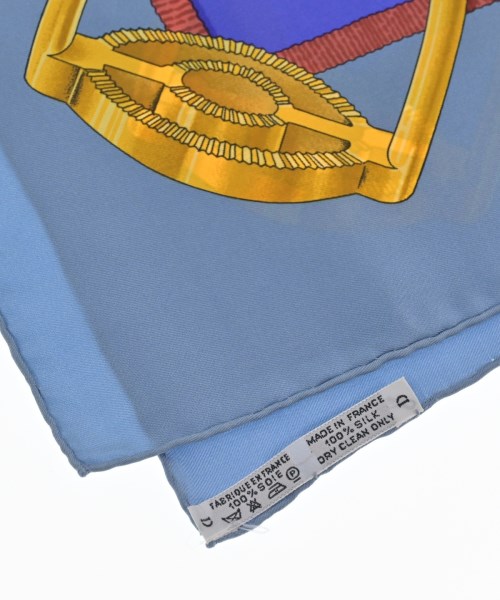 HERMES（エルメス）バンダナ・スカーフ 青 サイズ:90 レディース/2200709604907