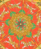 HERMES（エルメス）バンダナ・スカーフ 赤 サイズ:90 レディース/2200709606529