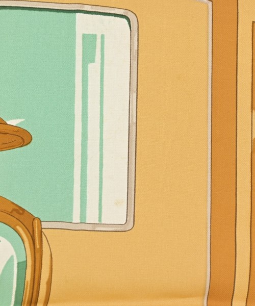 HERMES（エルメス）バンダナ・スカーフ ベージュ サイズ:90 レディース/2200709606789