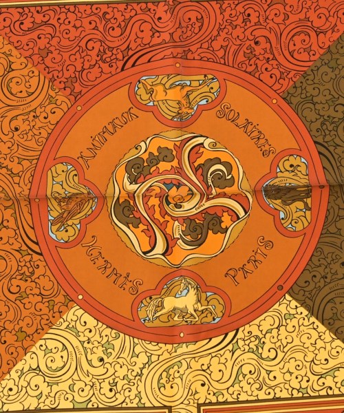 HERMES（エルメス）バンダナ・スカーフ オレンジ サイズ:90 レディース/2200708951057