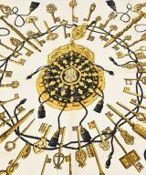 HERMES（エルメス）バンダナ・スカーフ 紺 サイズ:90 レディース/2200660187075