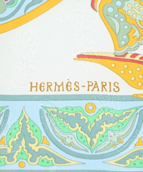 HERMES（エルメス）バンダナ・スカーフ 青 サイズ:90 レディース/2200658863325