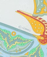 HERMES（エルメス）バンダナ・スカーフ 青 サイズ:90 レディース/2200658863325