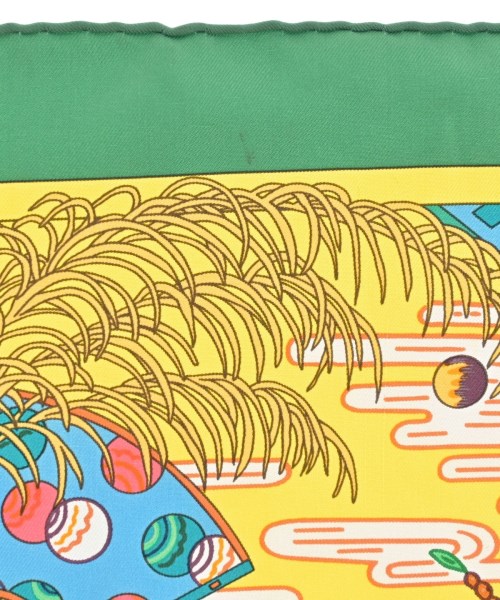 HERMES（エルメス）バンダナ・スカーフ 青 サイズ:90 レディース/2200642522054