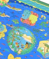 HERMES（エルメス）バンダナ・スカーフ 青 サイズ:90 レディース/2200642522054