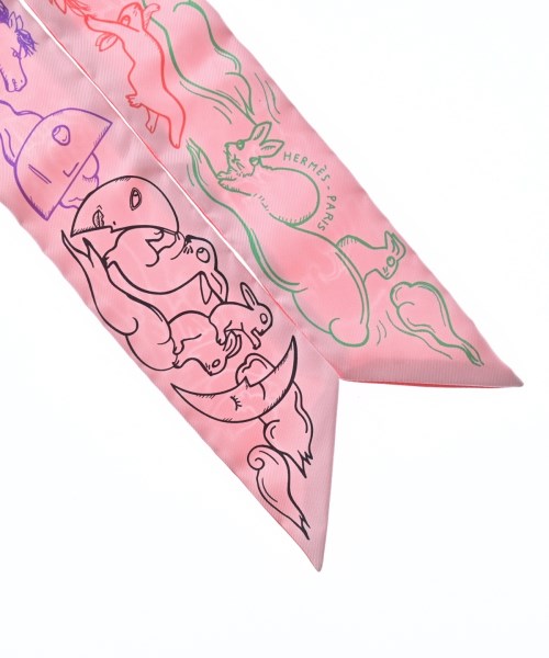 HERMES（エルメス）バンダナ・スカーフ ピンク サイズ:- レディース/2200664544102