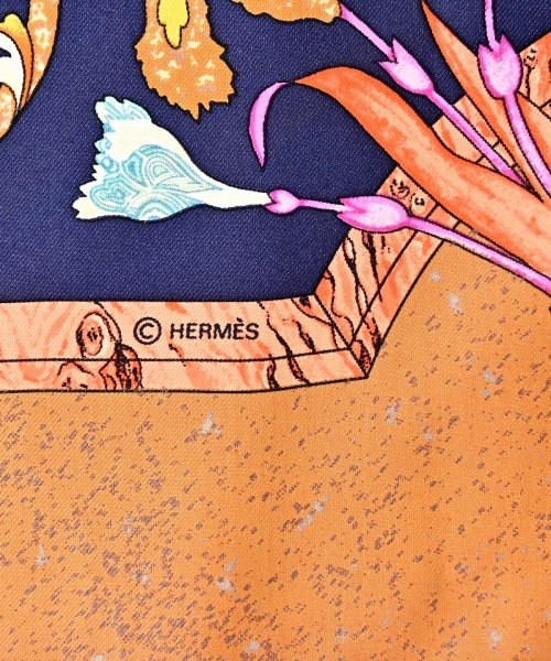 HERMES（エルメス）バンダナ・スカーフ 紫 サイズ:- レディース/2200664992859