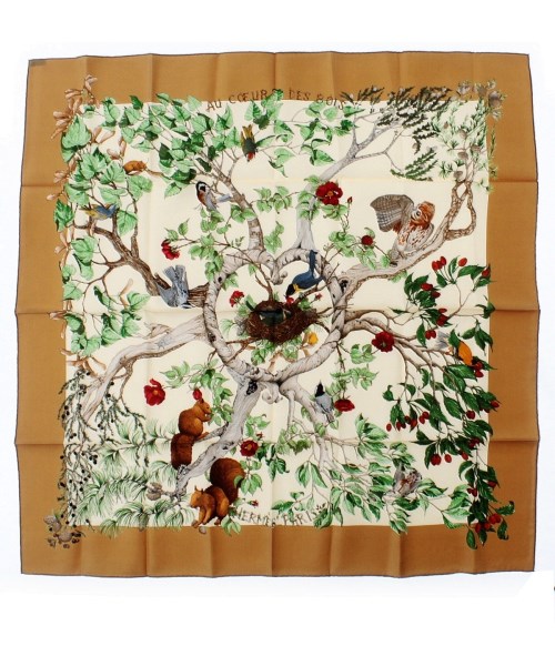 HERMES(エルメス)バンダナ・スカーフ 白 サイズ:90/2200664993047