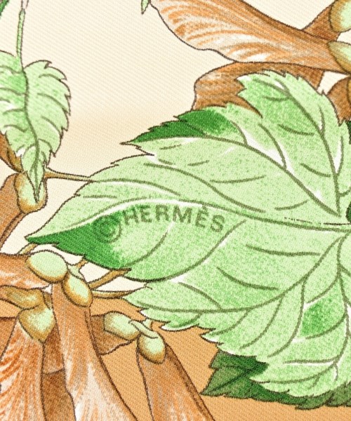 HERMES（エルメス）バンダナ・スカーフ 白 サイズ:90 レディース/2200664993047