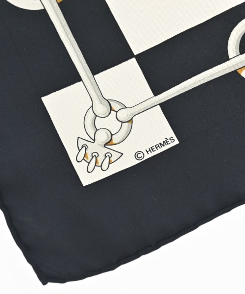 HERMES（エルメス）バンダナ・スカーフ 黒 サイズ:- レディース/2200664993511