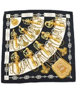 HERMES（エルメス）バンダナ・スカーフ 黒 サイズ:- レディース/2200664993511