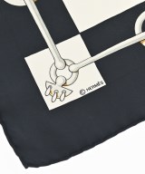 HERMES（エルメス）バンダナ・スカーフ 黒 サイズ:- レディース/2200664993511