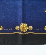 HERMES（エルメス）バンダナ・スカーフ 紺 サイズ:90 レディース/2200664993948