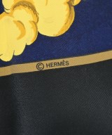 HERMES（エルメス）バンダナ・スカーフ 紺 サイズ:90 レディース/2200664993948