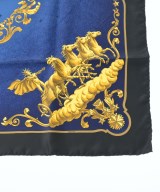 HERMES（エルメス）バンダナ・スカーフ 紺 サイズ:90 レディース/2200664993948
