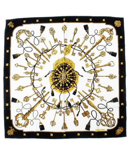 HERMES(エルメス)バンダナ・スカーフ 白 サイズ:-/2200664993955