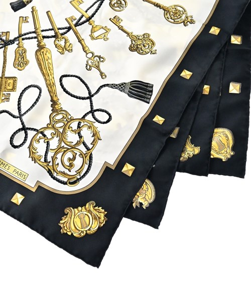 HERMES（エルメス）バンダナ・スカーフ 白 サイズ:- レディース/2200664993955