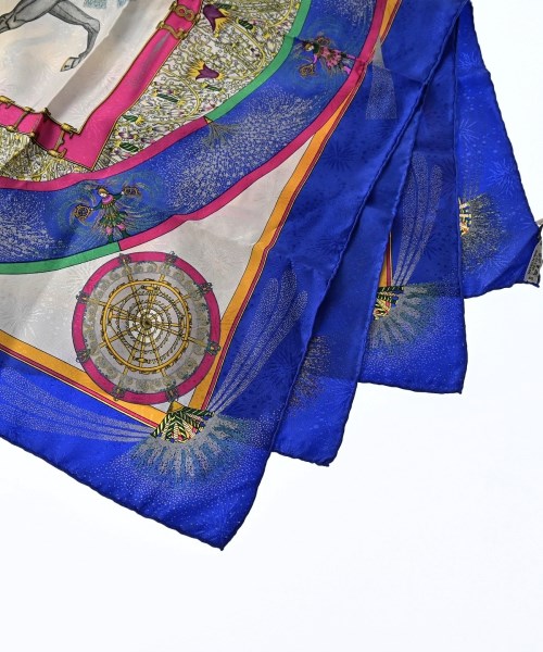 HERMES（エルメス）バンダナ・スカーフ 青 サイズ:- レディース/2200664993979