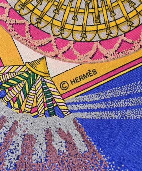 HERMES（エルメス）バンダナ・スカーフ 青 サイズ:- レディース/2200664993979