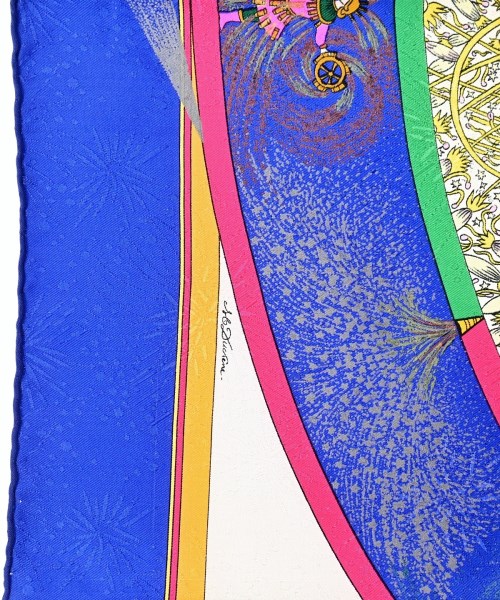 HERMES（エルメス）バンダナ・スカーフ 青 サイズ:- レディース/2200664993979