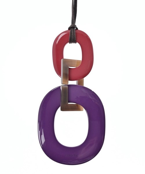 HERMES（エルメス）ネックレス 紫 サイズ:- レディース/2200664368050