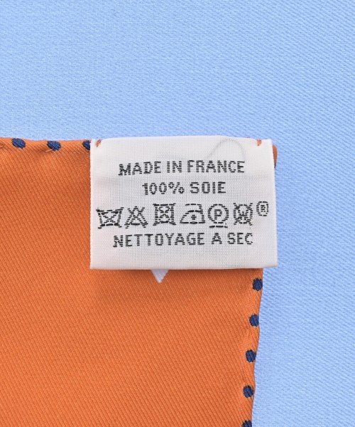 HERMES（エルメス）バンダナ・スカーフ オレンジ サイズ:70 レディース/2200667137271