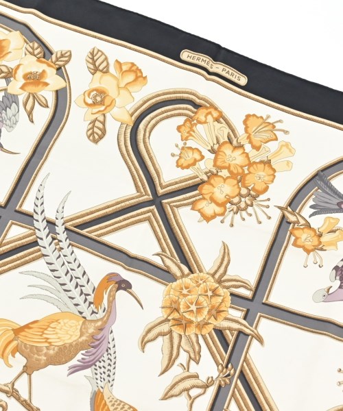 HERMES（エルメス）バンダナ・スカーフ 白 サイズ:90 レディース/2200668400589